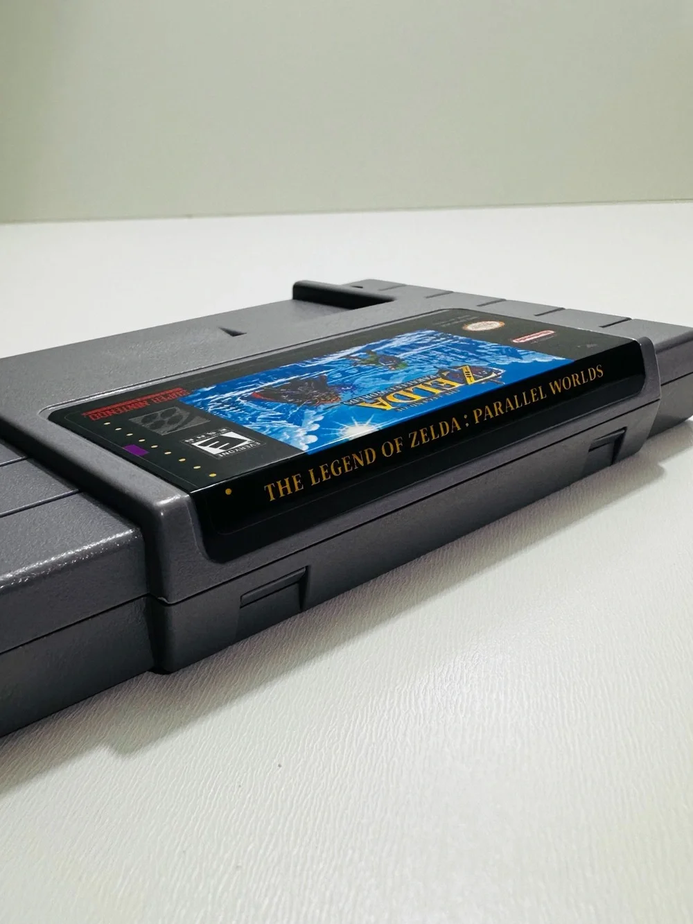 Nintendo SNES Cartridge - The Legend of Zelda Parallel Worlds (Gray)